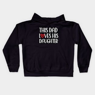 This Dad Loves His Daughter Partners For Life Kids Hoodie